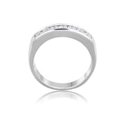 Anello - 18 carati Oro bianco - 0.28ct. tw. Diamante (Naturale)