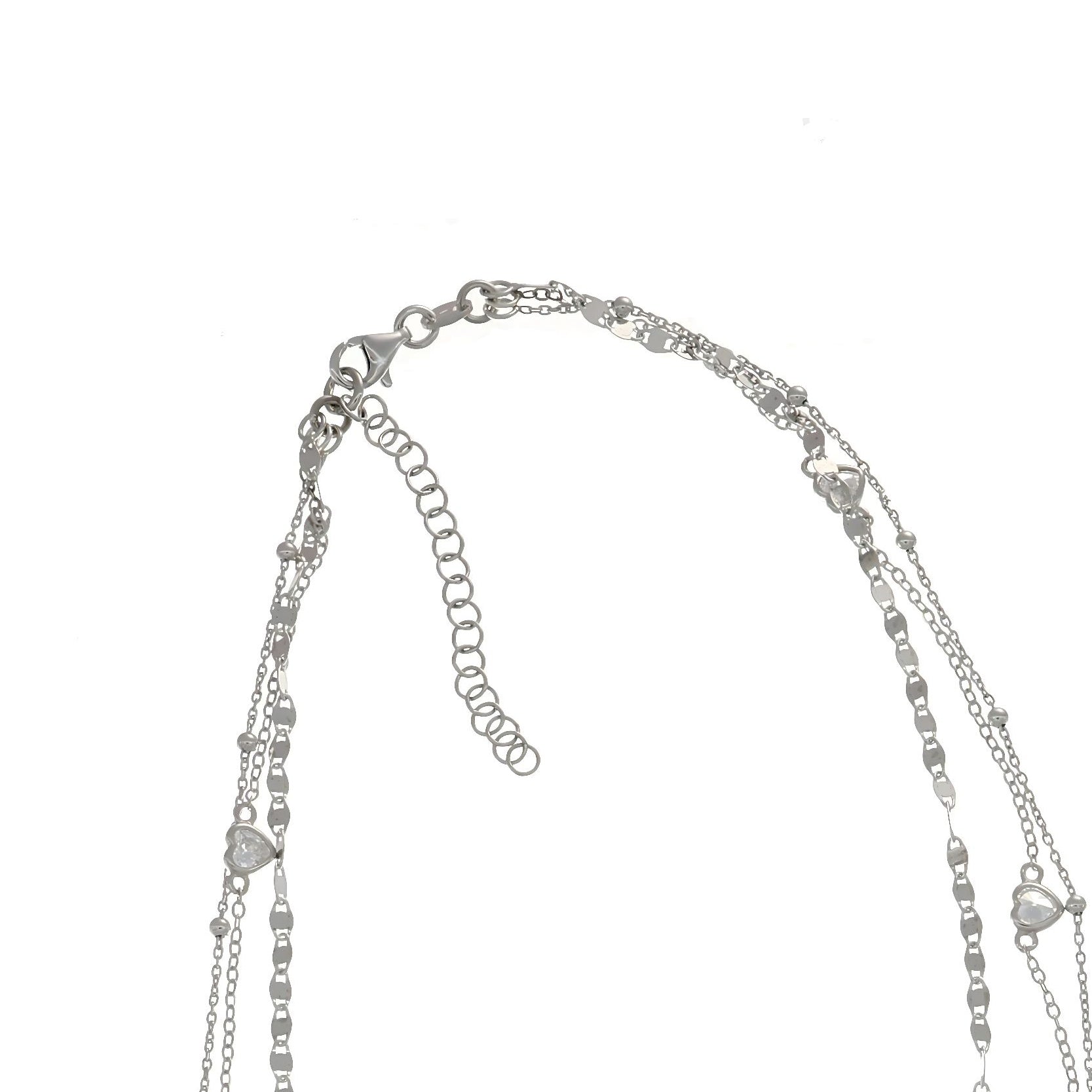 Collana in Argento 925 Rodio