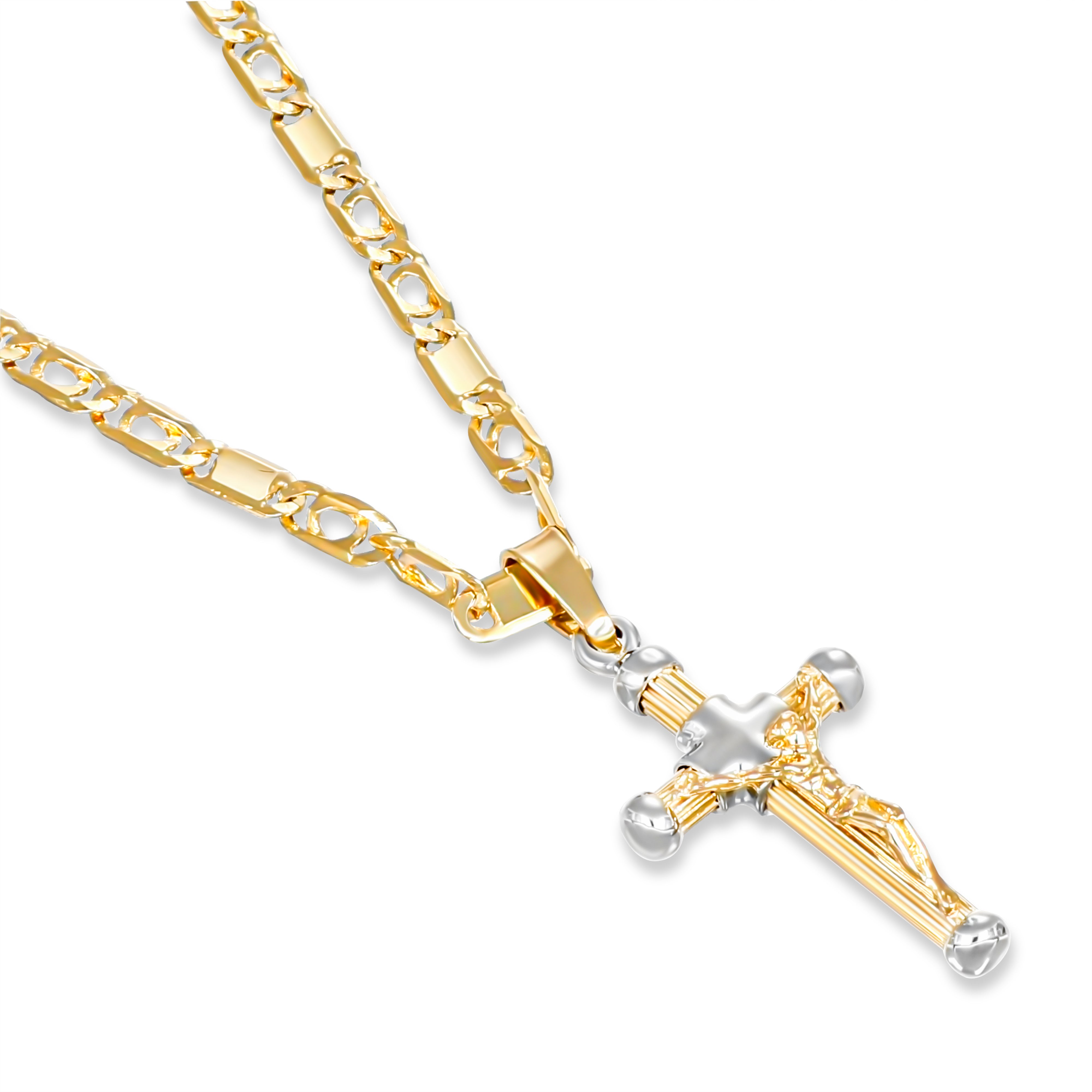 Collana con ciondolo - 18 carati Oro bianco, Oro giallo