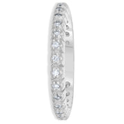 Anello - 18 carati Oro bianco - 0.52ct. tw. Diamante (Naturale)