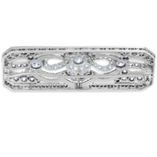 Spilla - 18 carati Oro bianco - 5.85ct. tw. Diamante (Naturale)