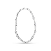 Bracciale - 18 carati Oro bianco - 0.24ct. tw. Diamante (Naturale)