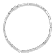 Bracciale - 18 carati Oro bianco - 0.24ct. tw. Diamante (Naturale)