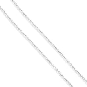 Collana con ciondolo - 18 carati Oro bianco - 2.42ct. tw. Topazio - Diamante