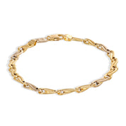 Bracciale - Oro bianco 18 kt, Oro giallo