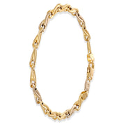 Bracciale - Oro bianco 18 kt, Oro giallo