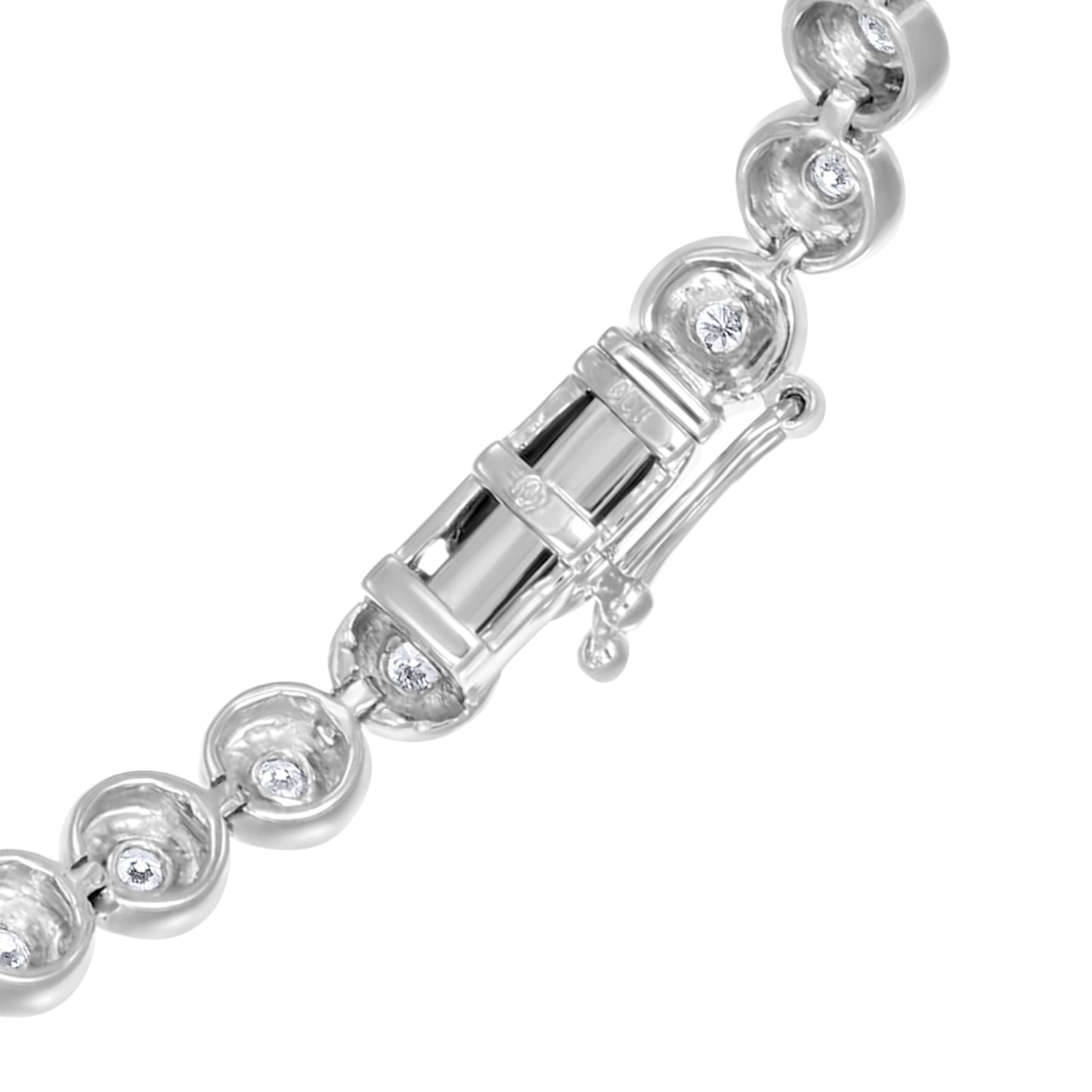 Bracciale - 18 carati Oro bianco - 1,08 ct. due. Diamante (Naturale)