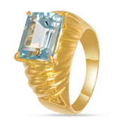 Anello - Oro giallo 18 kt - 4,75 ct. tw. Topazio