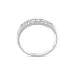 Anello - 18 carati Oro bianco - 0.23ct. tw. Diamante (Naturale)