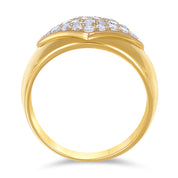 Anello - Oro bianco 18 kt., Oro giallo - 0,52 ct. tw. Diamante (naturale)