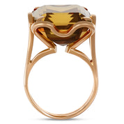 18 carati Oro giallo - Anello - 18.00 ct Quarzo