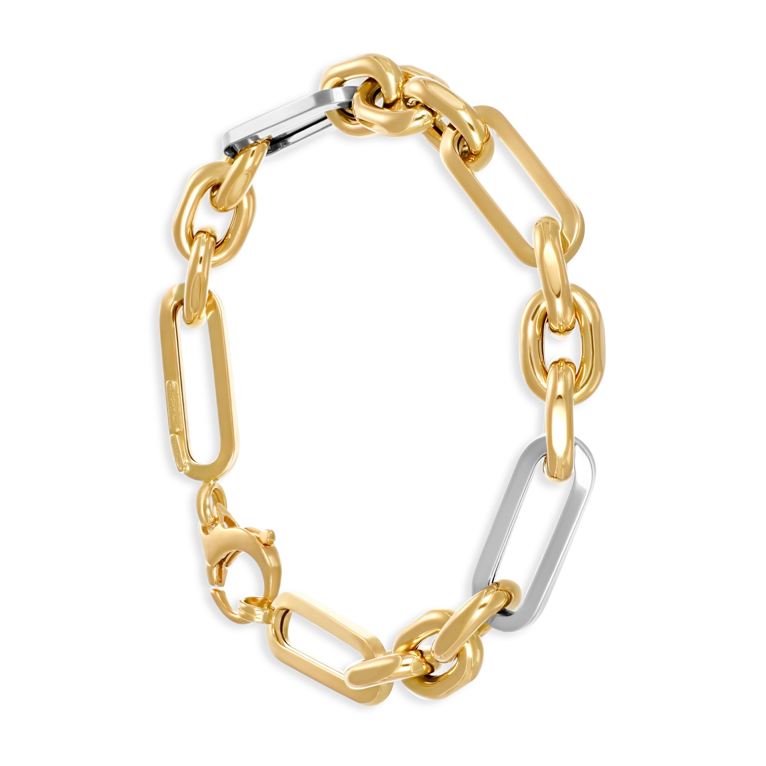 Bracciale in Oro Giallo, Oro Bianco 18 carati