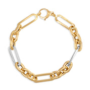 Bracciale in Oro Giallo, Oro Bianco 18 carati