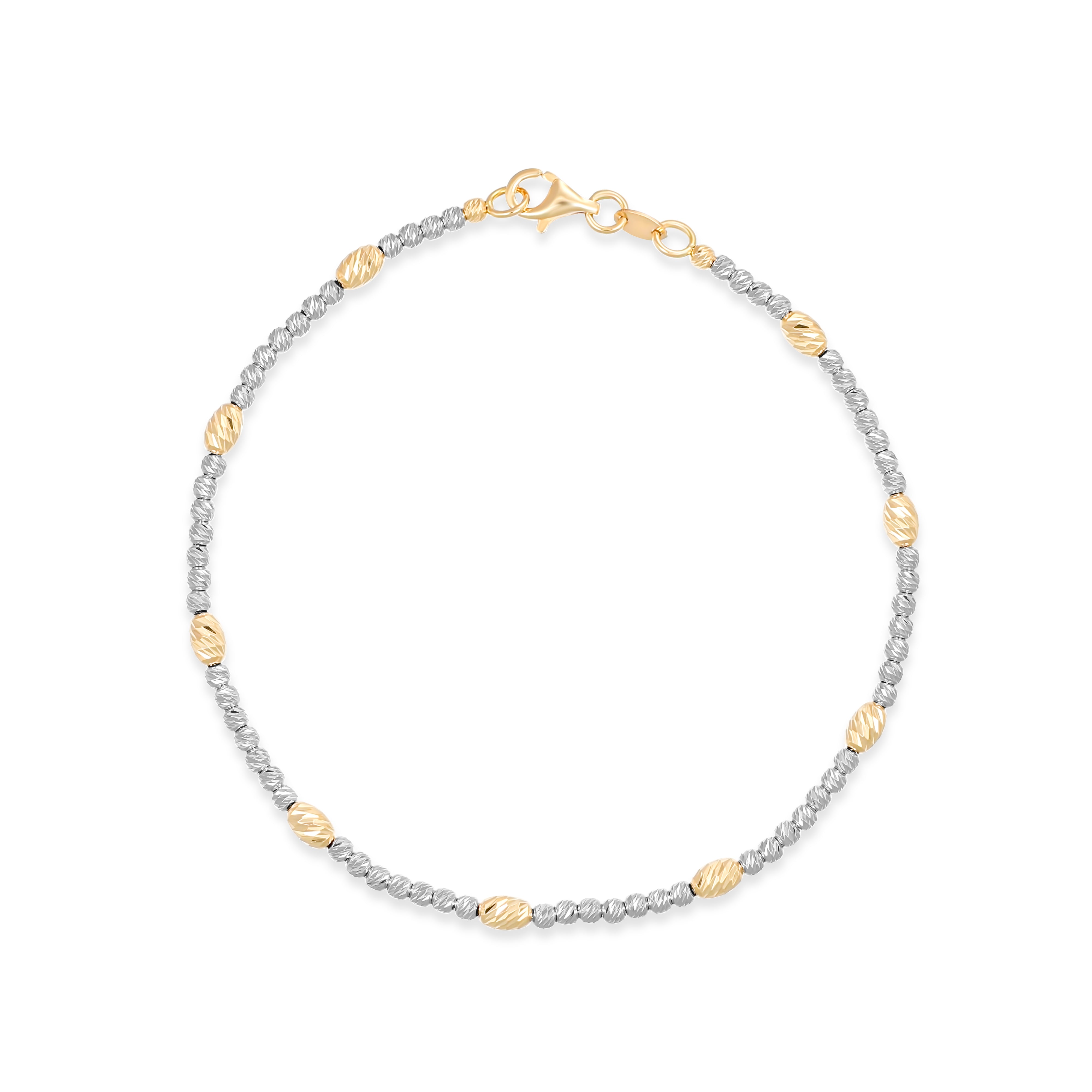 Bracciale - Oro bianco 18 kt, Oro giallo