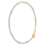 Bracciale - Oro bianco 18 kt, Oro giallo