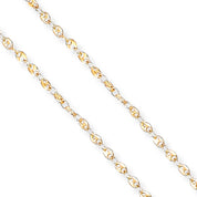 Collana con ciondolo - 18 carati Oro bianco, Oro giallo - 0.09ct. tw. Diamante (Naturale)