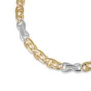 Bracciale in Oro giallo ,Oro Bianco 18 carati