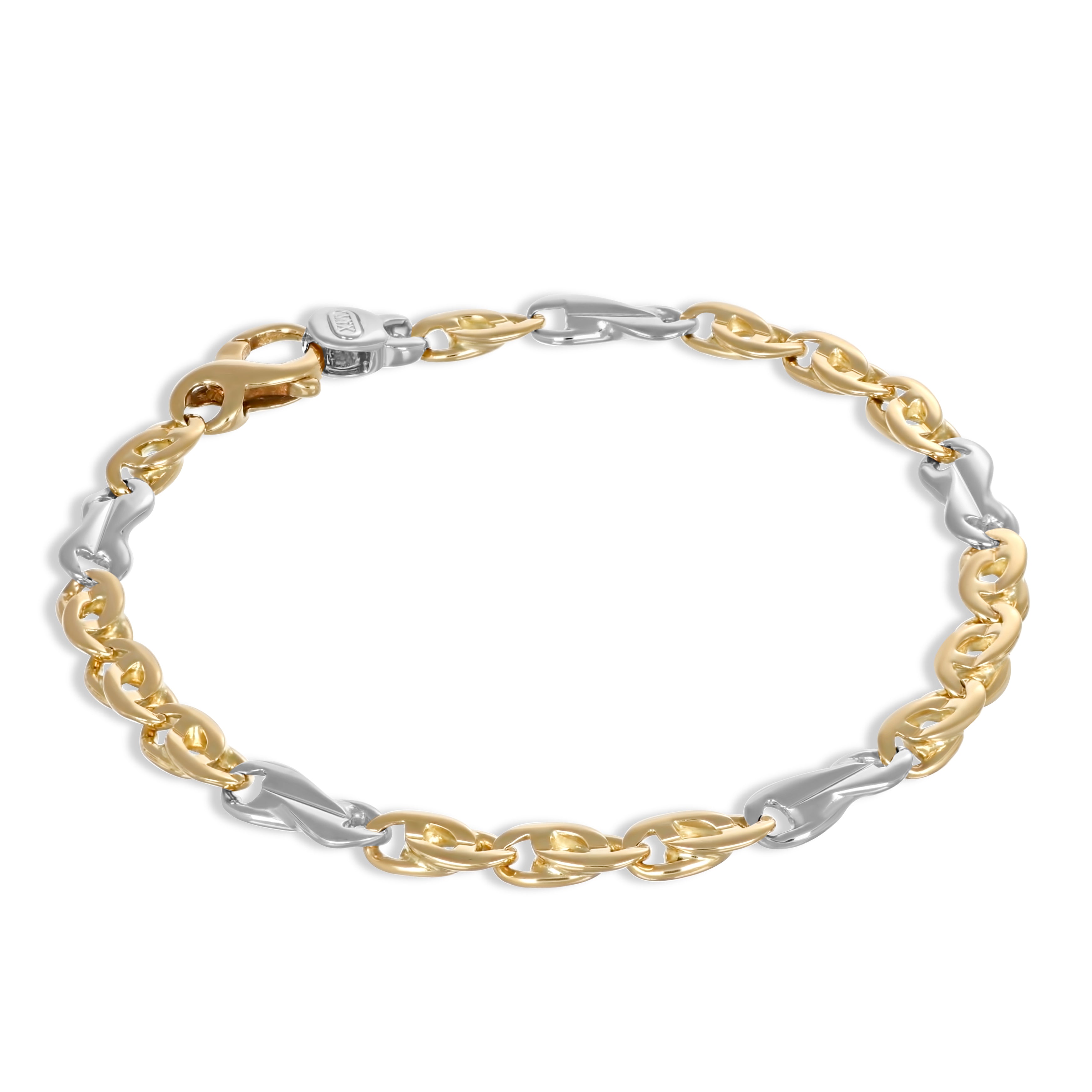 Bracciale in Oro giallo ,Oro Bianco 18 carati