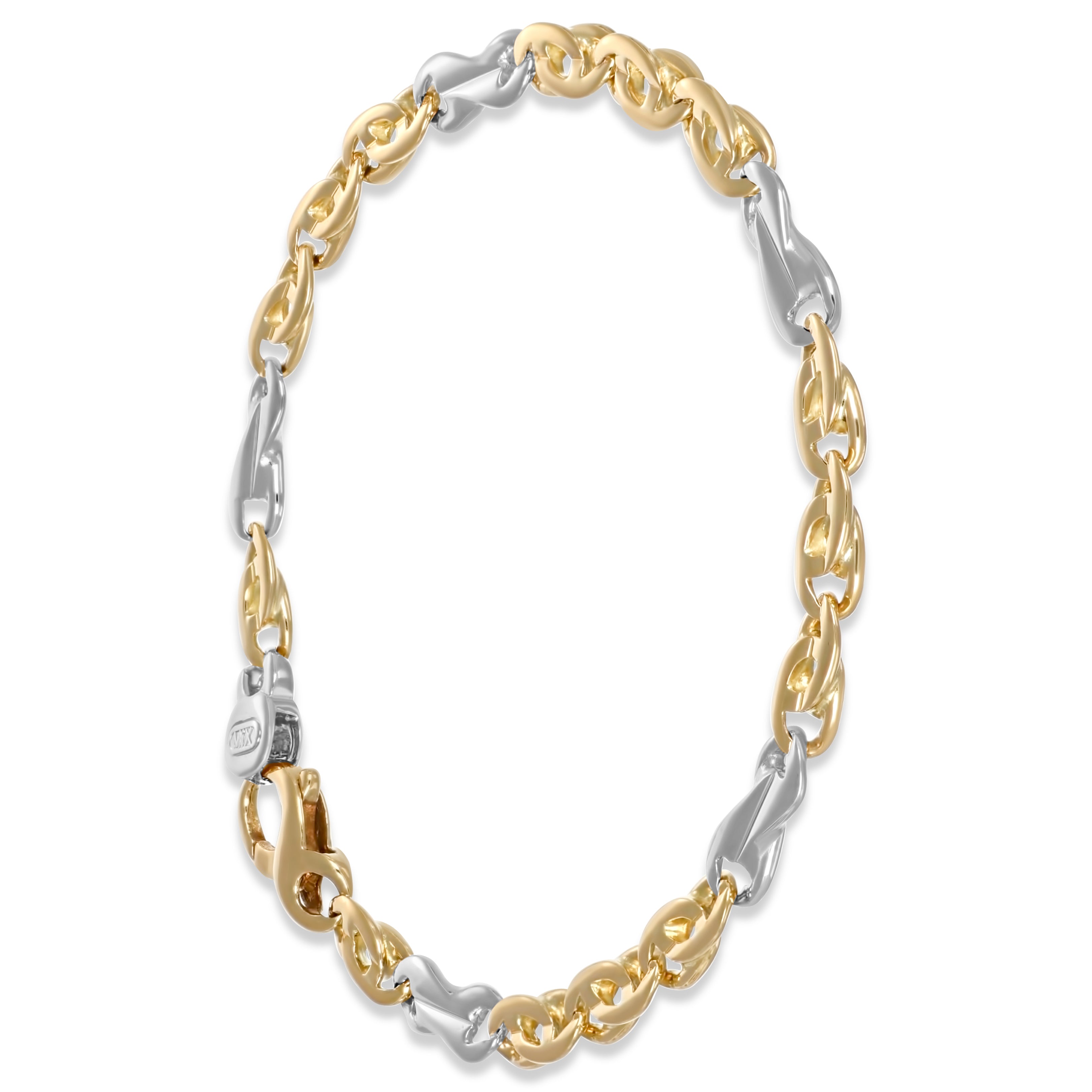 Bracciale in Oro giallo ,Oro Bianco 18 carati