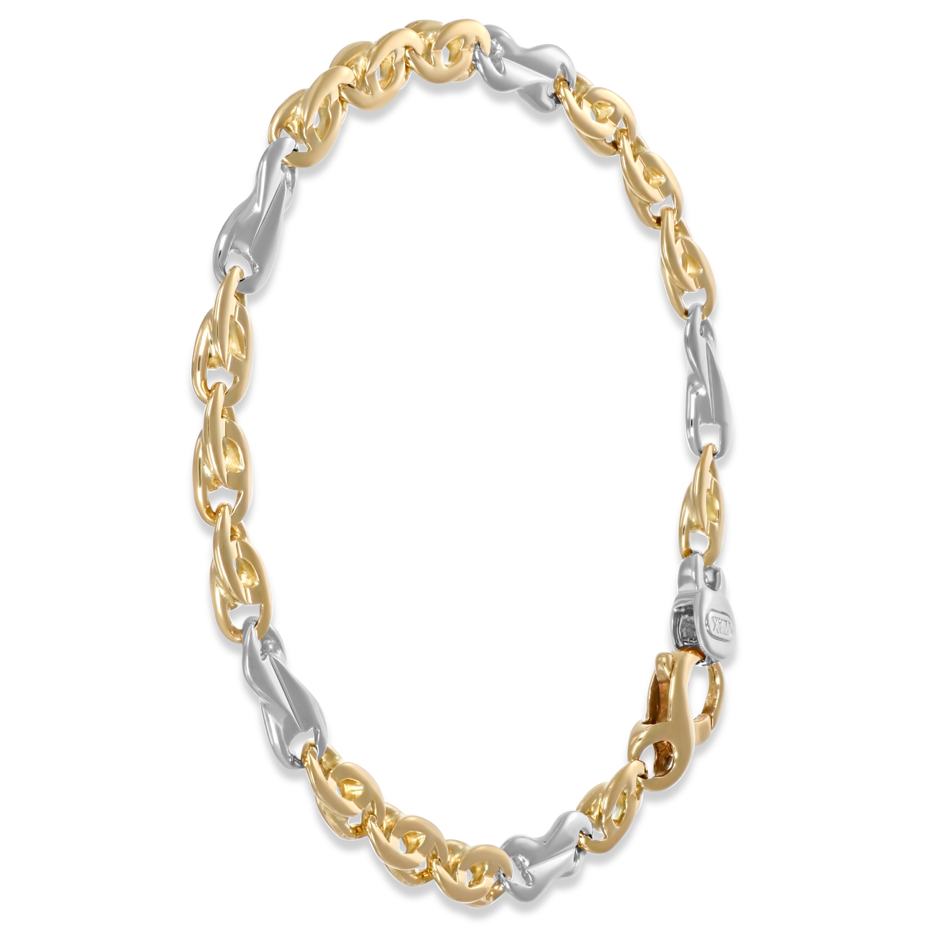 Bracciale in Oro giallo ,Oro Bianco 18 carati