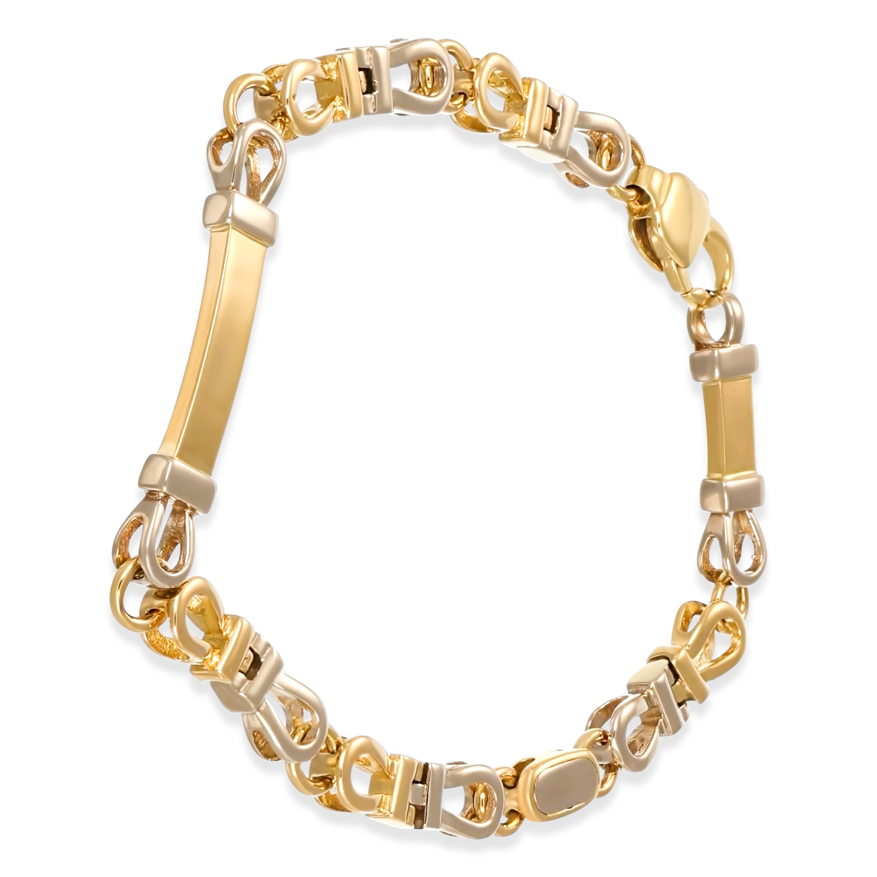 Bracciale in Oro giallo ,Oro Bianco 18 carati