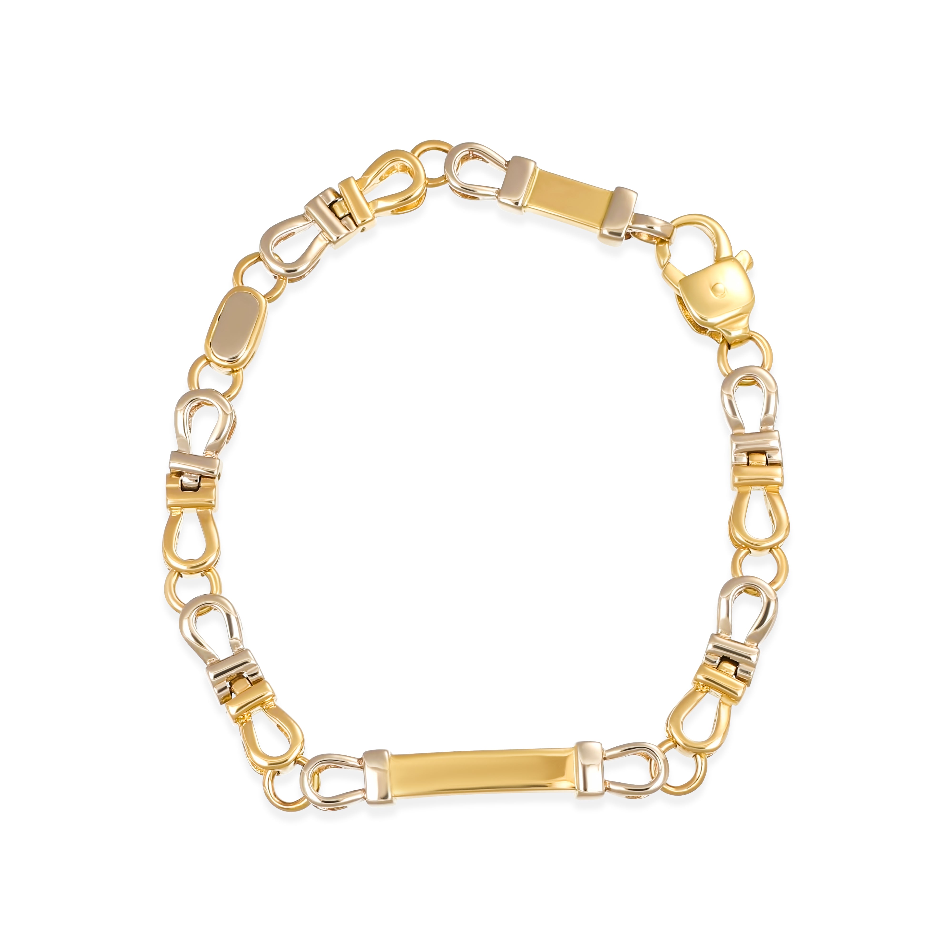 Bracciale in Oro giallo ,Oro Bianco 18 carati