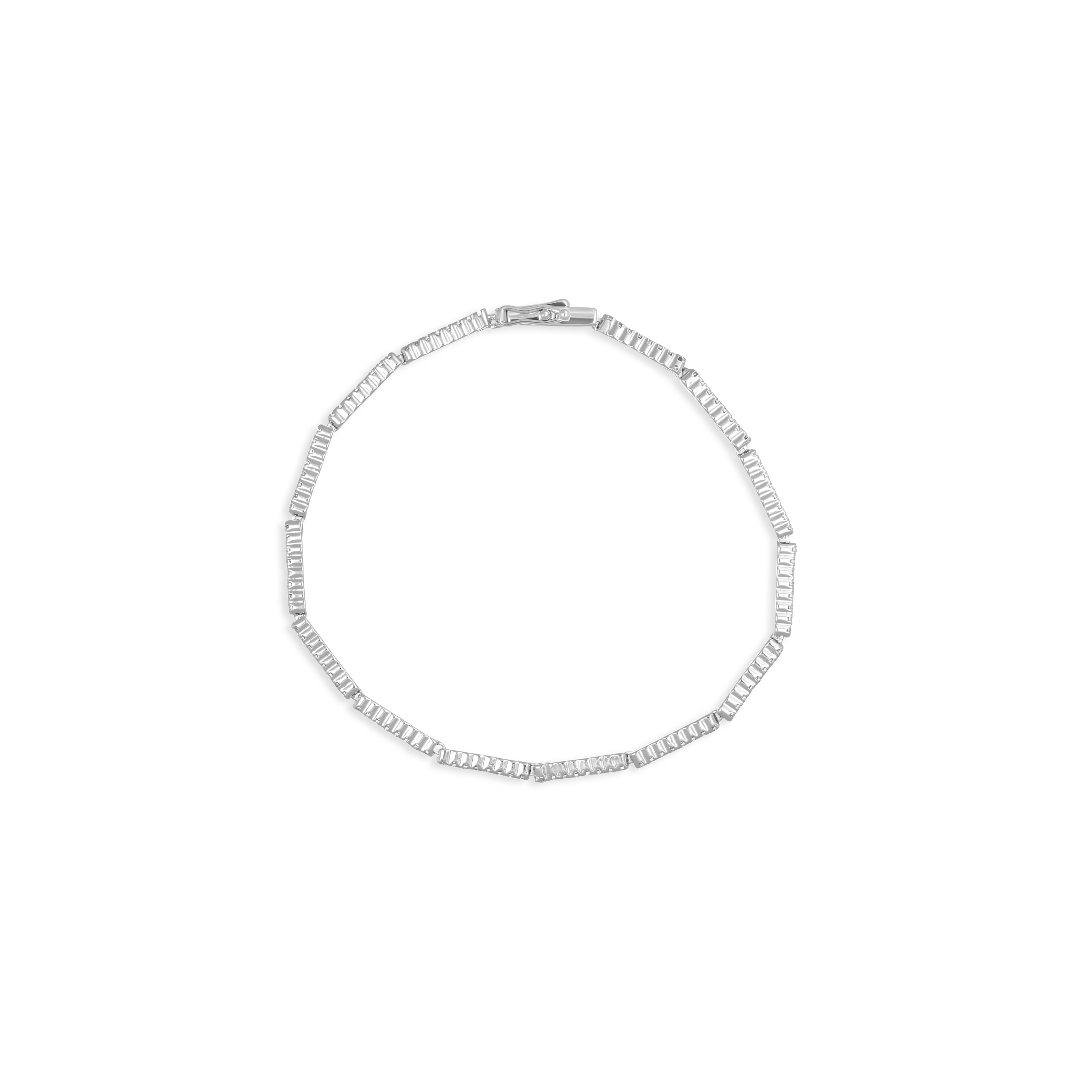 Bracciale - 18 carati Oro bianco - 1,12 ct. due. Diamante (Naturale)