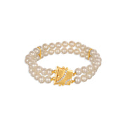 Bracciale - 18 carati Oro bianco, Oro giallo - 0.11ct. tw. Diamante (Naturale)