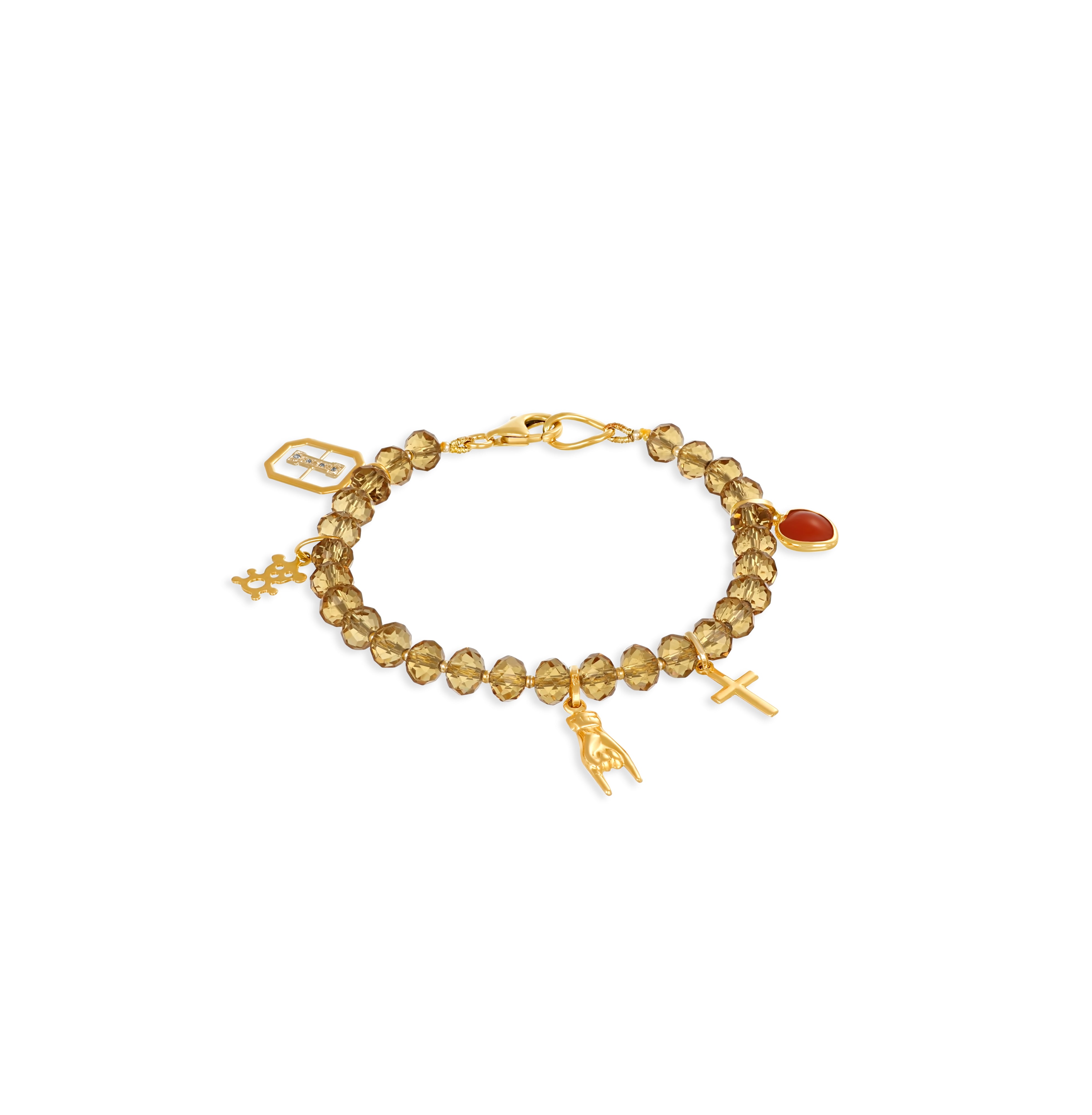 Bracciale - Oro bianco 18 kt, Oro giallo - 16,22 ct. tw. Topazio - Diamante