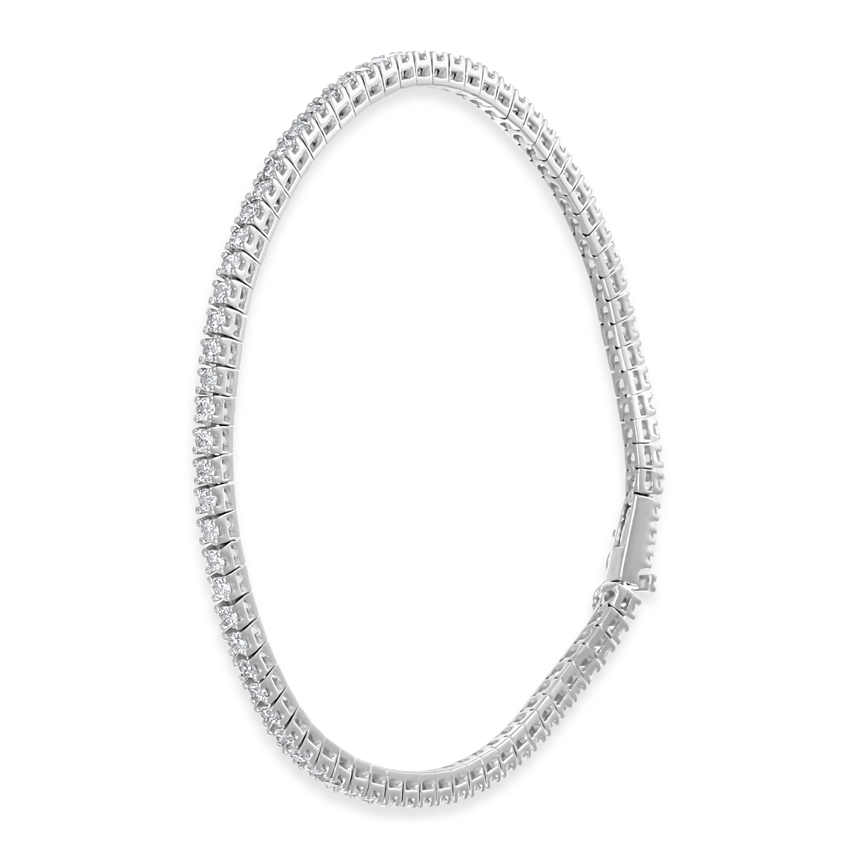 Bracciale - 18 carati Oro bianco - 2.37ct. tw. Diamante (Naturale)