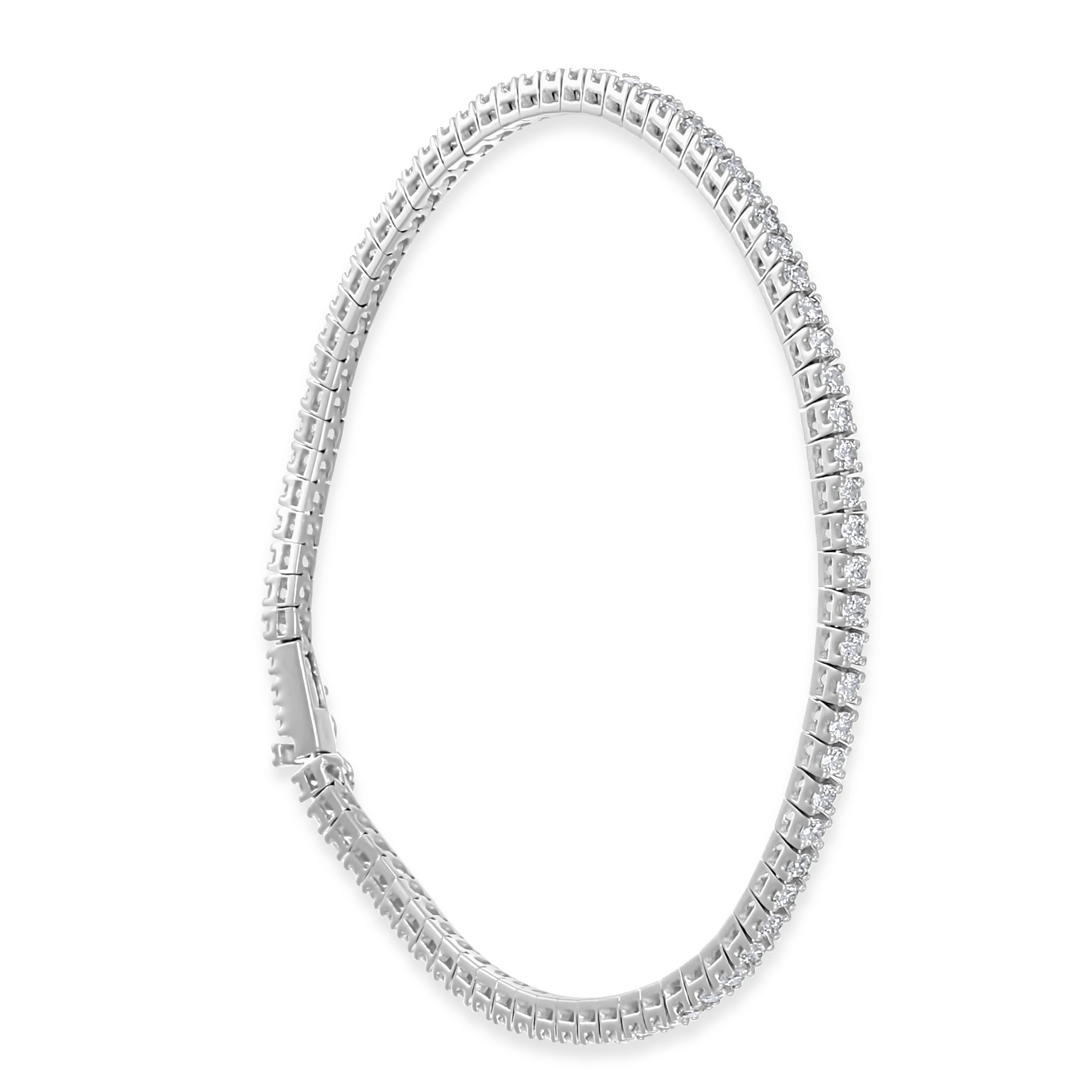 Bracciale - 18 carati Oro bianco - 2.37ct. tw. Diamante (Naturale)