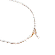 Collana con pendente - Oro bianco 18 kt. Diamante (Naturale)