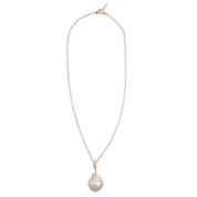 Collana con pendente - Oro bianco 18 kt. Diamante (Naturale)