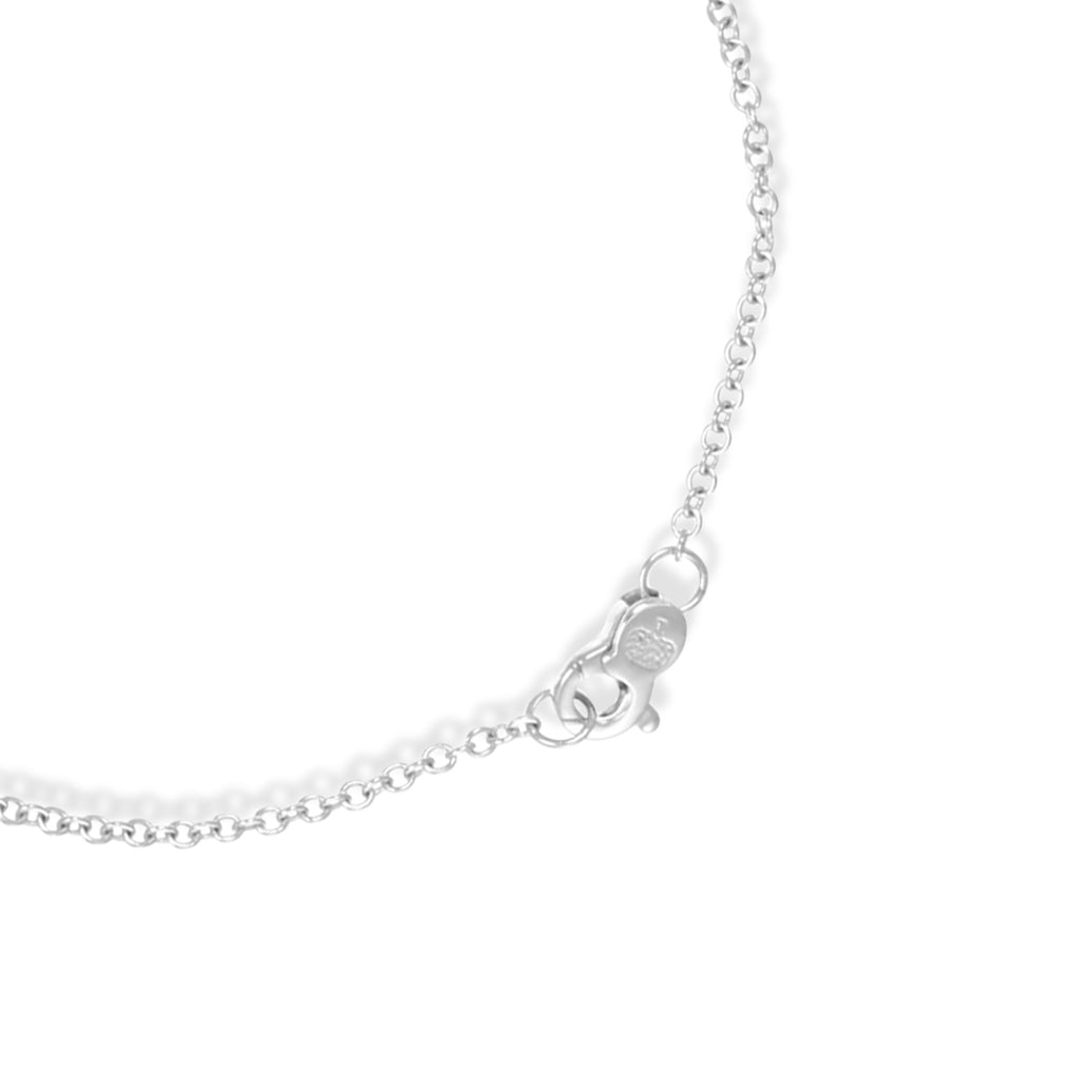 Collana con ciondolo - 18 carati Oro bianco - 0.40ct. tw. Diamante (Naturale)