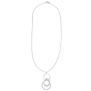 Collana con ciondolo - 18 carati Oro bianco - 0.40ct. tw. Diamante (Naturale)