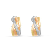 Orecchini - Oro rosa 18 kt, Oro bianco, Oro giallo - 0,06 ct. tw. Diamante (naturale)