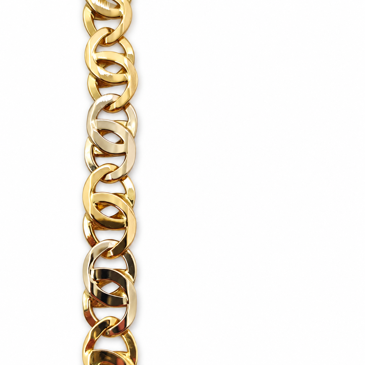 Bracciale - 18 carati Oro giallo, Oro bianco - Made in Italy - HandMade