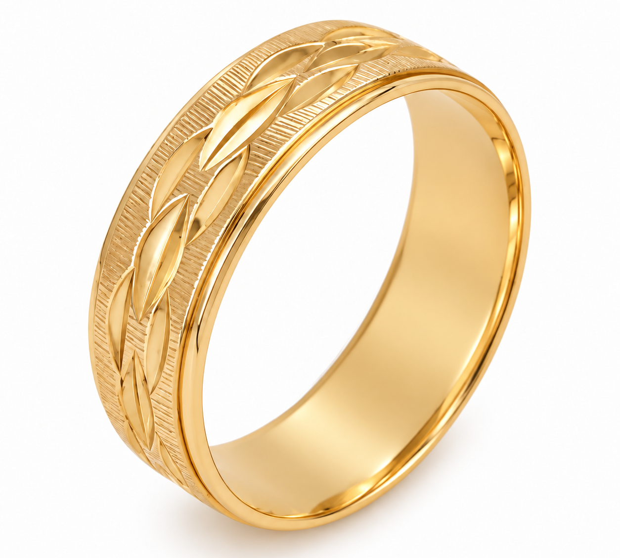 Anello - 18 carati Oro giallo - Made in Italy - Handmade
