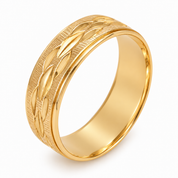 Anello - 18 carati Oro giallo - Made in Italy - Handmade