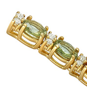 Ciondolo - 18 carati Oro giallo - 1.42ct. tw. Zaffiro - Diamante