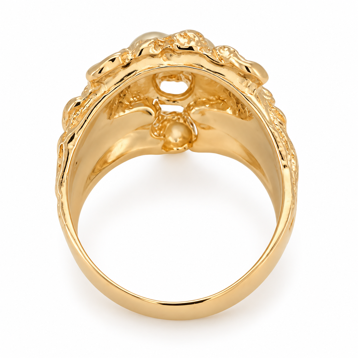 Ring - 18 karat yellow gold - Made in Italy - Handmade
