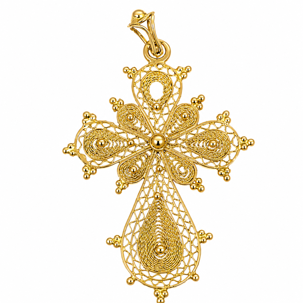 Ciondolo - 18 carati Oro giallo - Made in Italy - Handmade