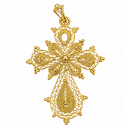 Ciondolo - 18 carati Oro giallo - Made in Italy - Handmade