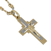 Collana con ciondolo - 18 carati Oro giallo, Oro bianco