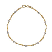 Bracciale - 18 carati Oro giallo, Oro Bianco