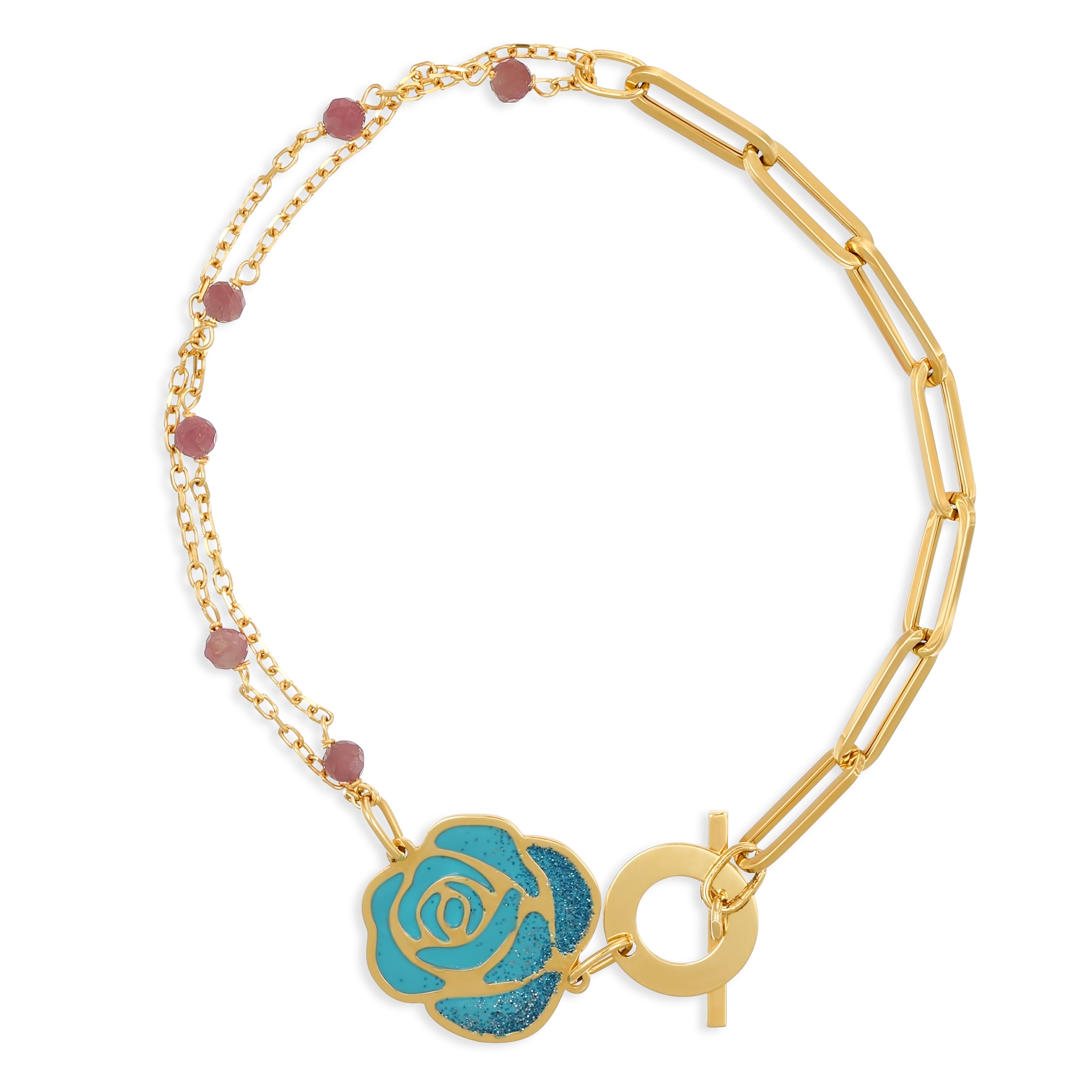 Bracciale - 18 carati Oro giallo - 0.60ct. tw. Quarzo