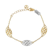 Bracciale - 18 carati Oro bianco, Oro giallo