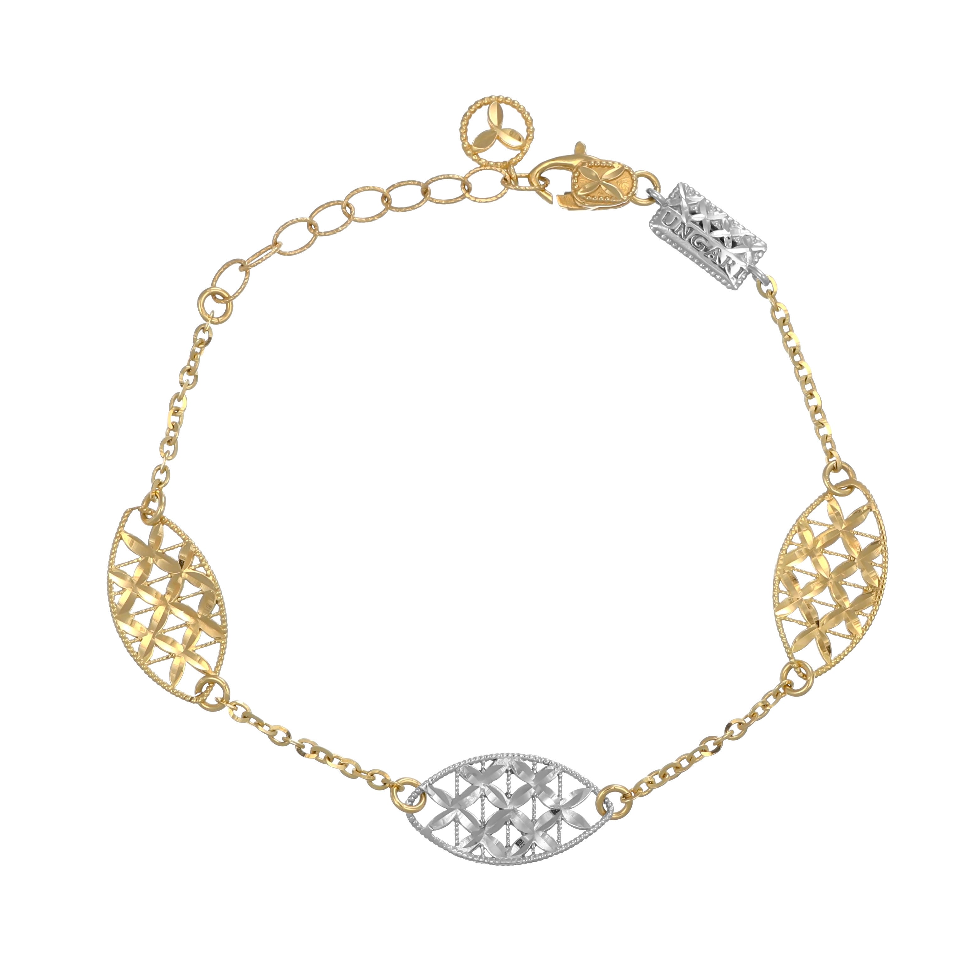 Bracciale - 18 carati Oro bianco, Oro giallo