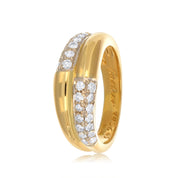Anello - 18 carati Oro giallo - 0.70ct. tw. Diamante (Naturale)