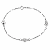 Bracciale - 18 carati Oro bianco